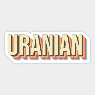 Uranian Sticker